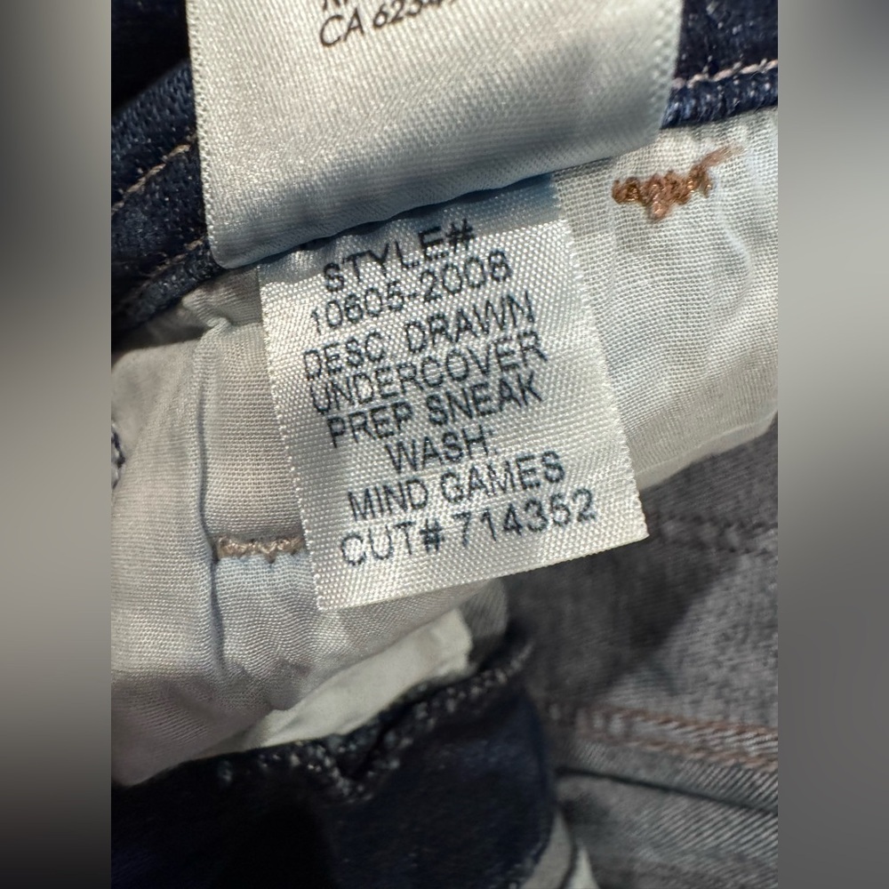MOTHER The Drawn Undercover Prep Sneak. Size 26 NWOT - Picture 15 of 16